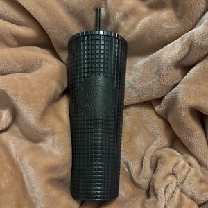 NWT Starbucks Green Grid Venti Cold Cup Tumbler 24oz